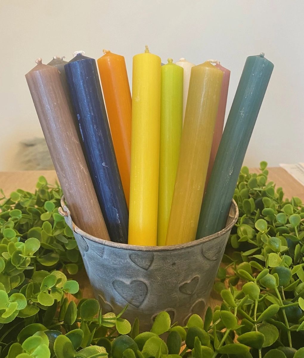 Rustic Dinner Candles